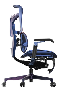Full right angle of the Xallking X3Pro ergonomic gaming chair in Australia with adjustable features on a clear background