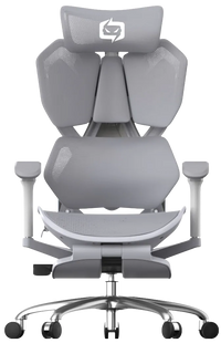 Front angle of Xallking X5F ergonomic gaming chair in Australia with a brand logo on a clear background